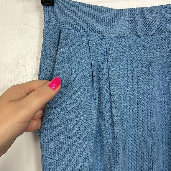 St. John Collection By Marie Gray Santana Knit Pull-On Pleated Pants Size 2 - Picture 4 of 10